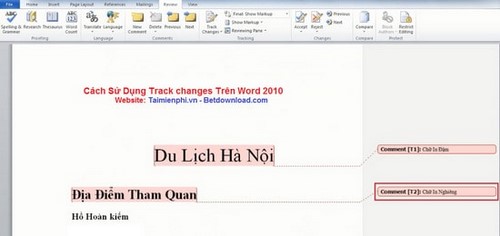 track changes in word 2010 for mac