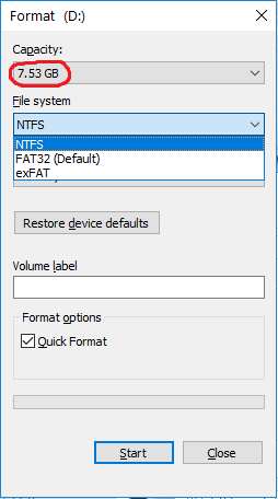 format usb to ntfs for windows or mac